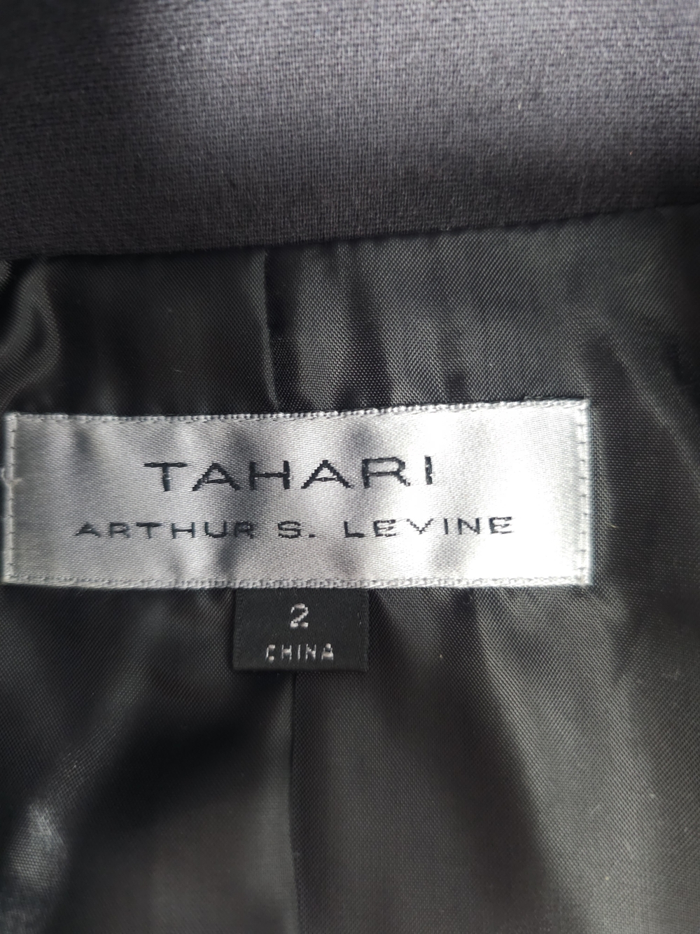 Tahari Arthur S. Levine Short Belted Jacket with Gold Buttons - Brown